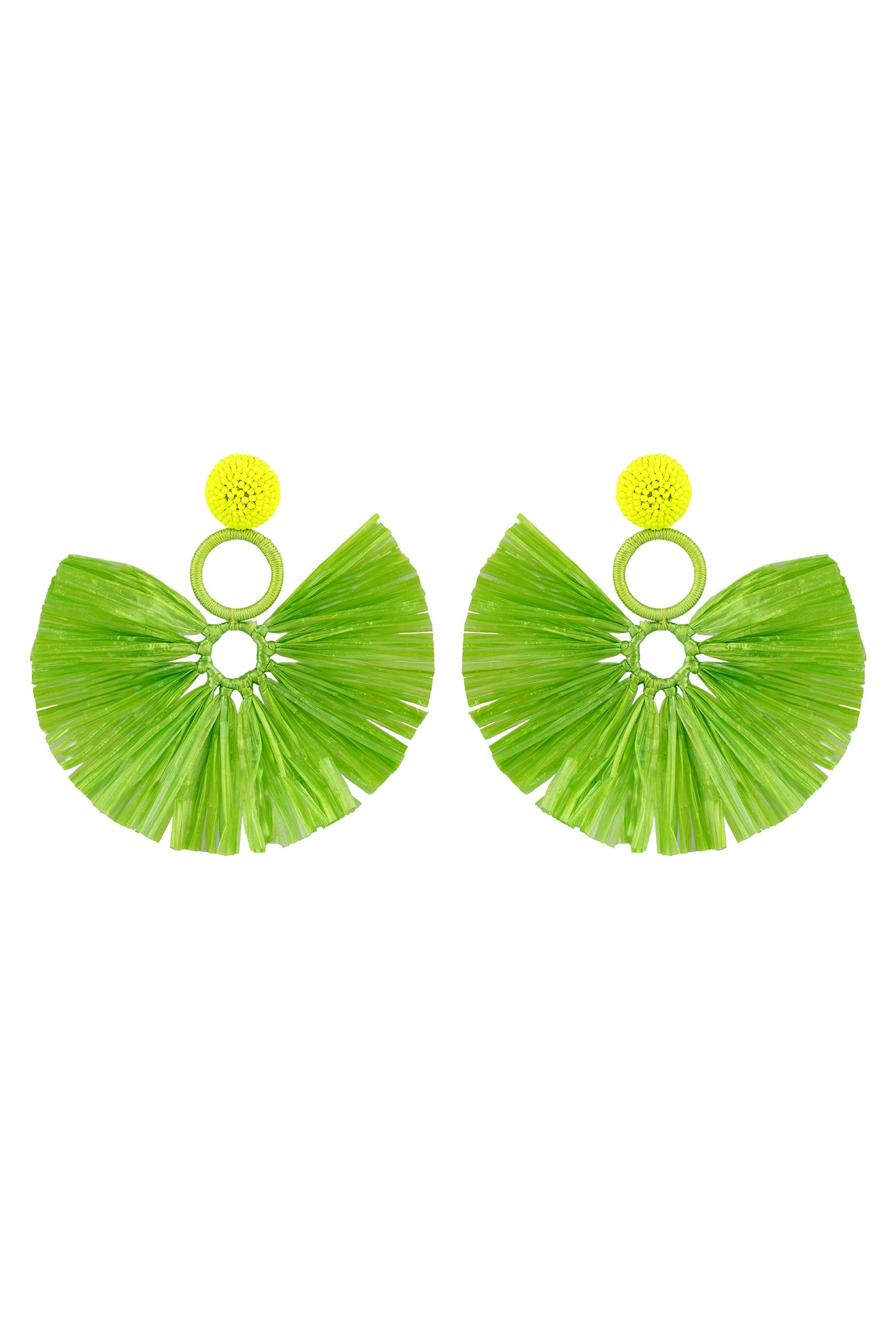 Raya jewels Summer Glam Earrings green fashion jewellery online shopping melange singapore indian designer wear