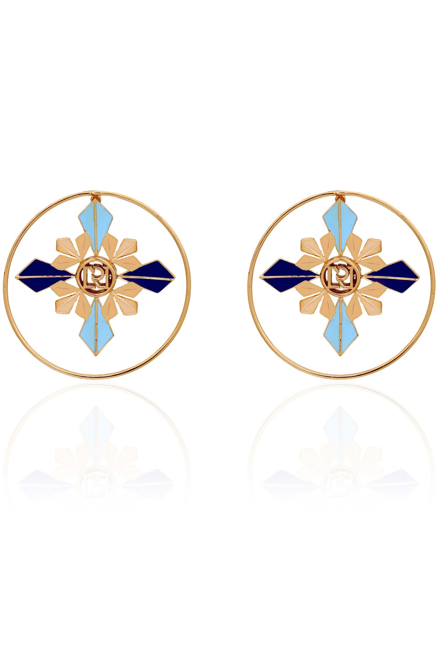 ruhhette Eleonora Hoops gold fashion jewellery online shopping melange singapore indian designer wear