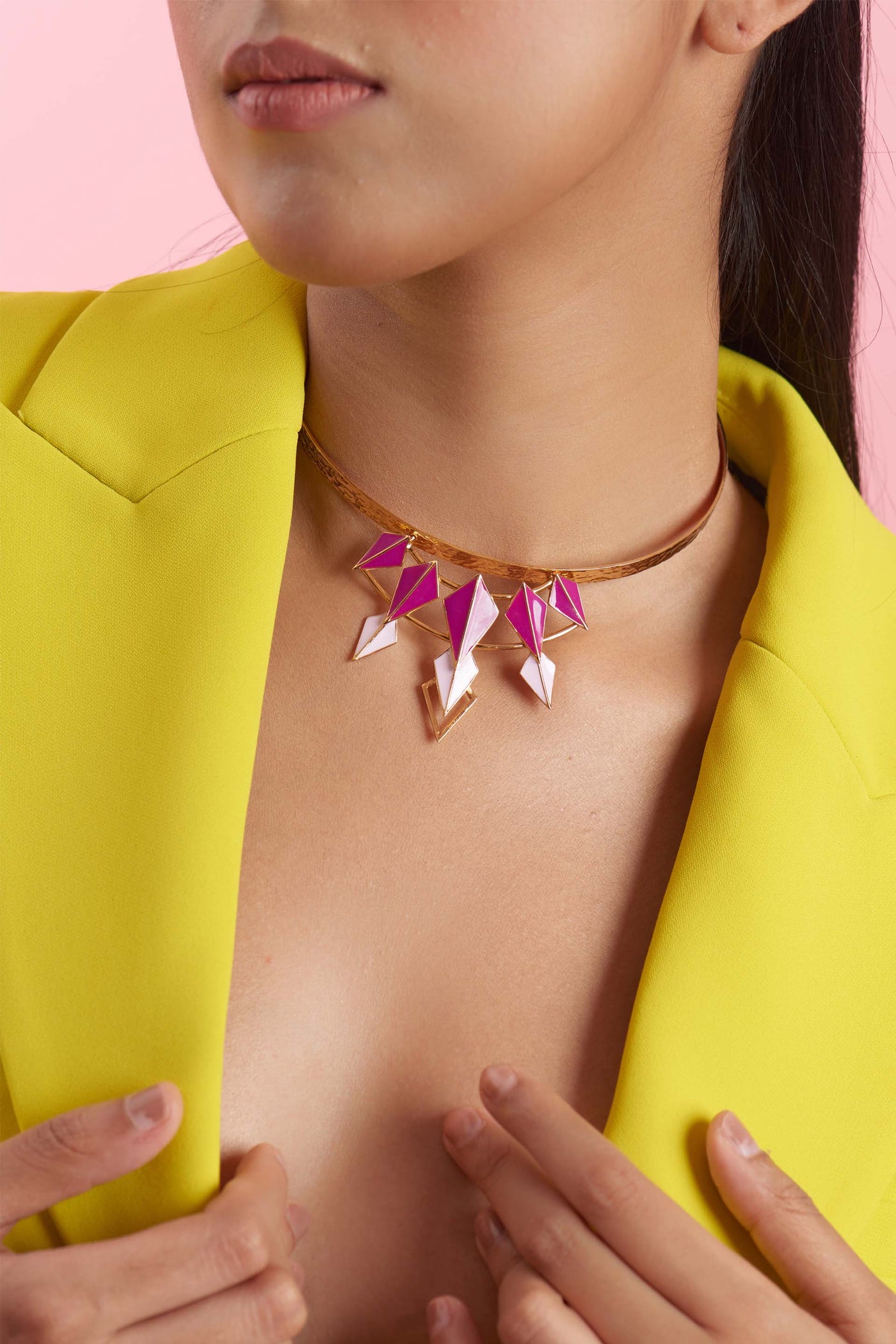 ruhhette Estelle Layered Choker fashion jewellery online shopping melange singapore indian designer wear