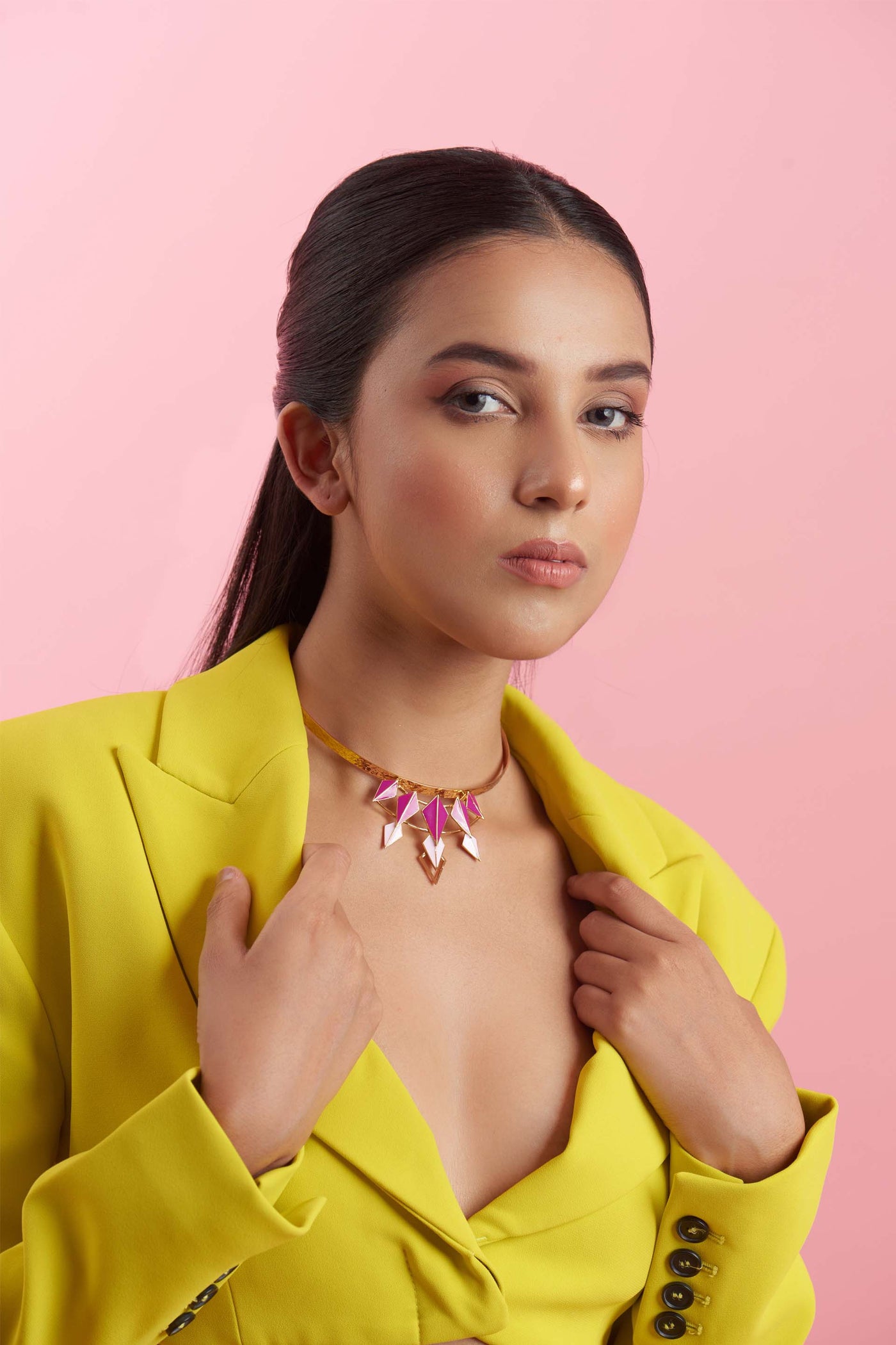 ruhhette Estelle Layered Choker fashion jewellery online shopping melange singapore indian designer wear