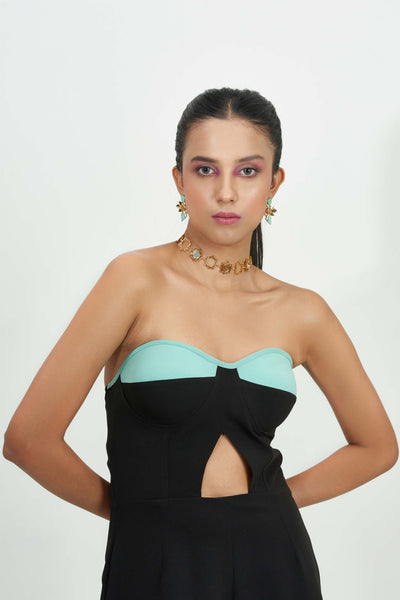 ruhhette Floret Choker gold fashion jewellery online shopping melange singapore indian designer wear