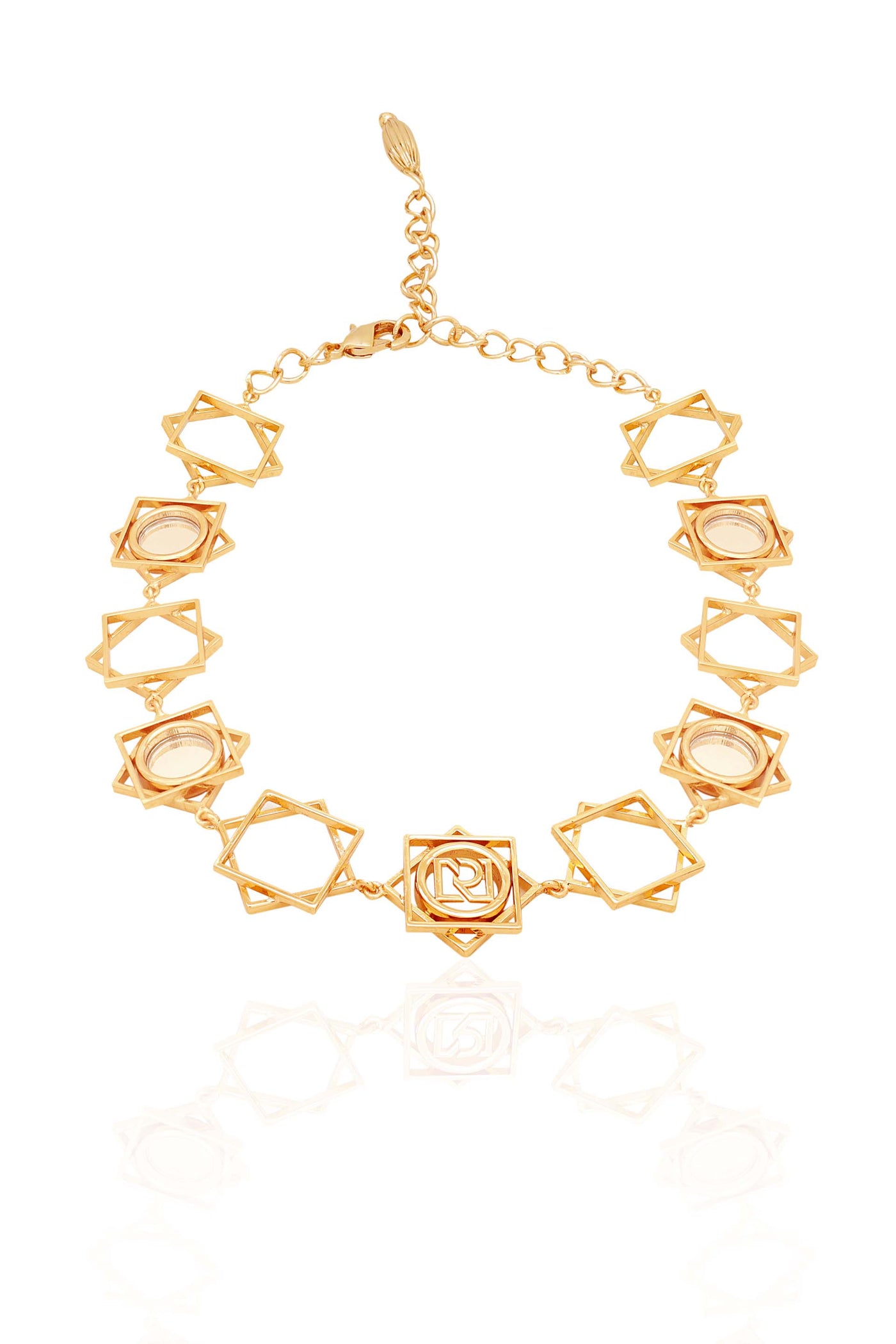 ruhhette Floret Choker gold fashion jewellery online shopping melange singapore indian designer wear