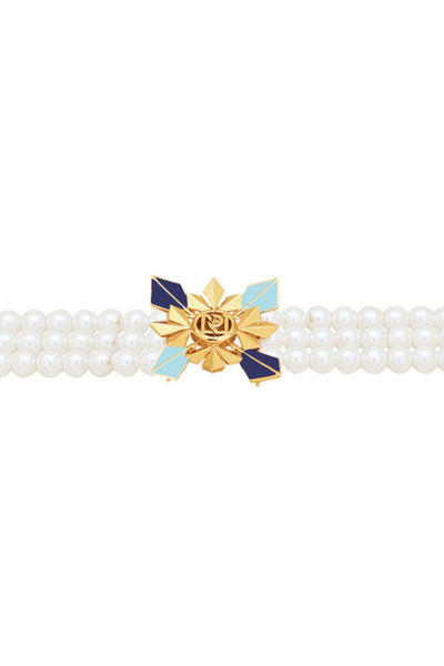 ruhhette Iliana Pearl Choker fashion jewellery online shopping melange singapore indian designer wear