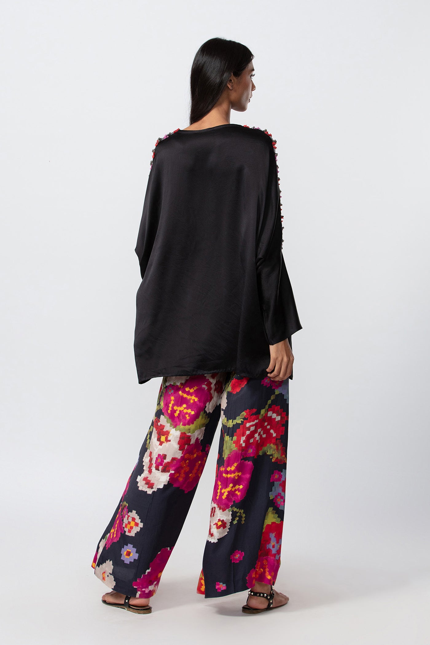 Saaksha and Kinni Batwing sleeve blouse indian designer online shopping melange singapore