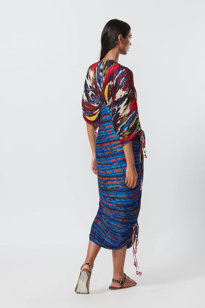 Saaksha and Kinni Hand micro pleated sari style dress indian designer online shopping melange singapore