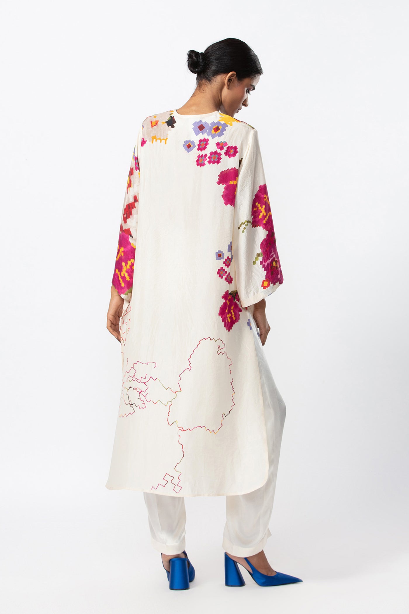 Saaksha and Kinni Silk Trousers indian designer online shopping melange singapore