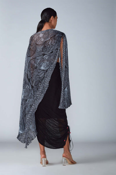 Saaksha & Kinni Abstract Tile Print Dupatta Shrug indian designer womenswear fashion online shopping melange singapore