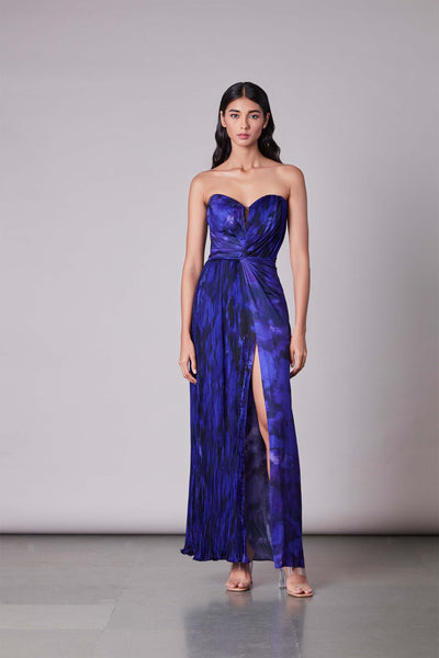 Saaksha & Kinni Purple Maxi Dress western indian designer wear online shopping melange singapore