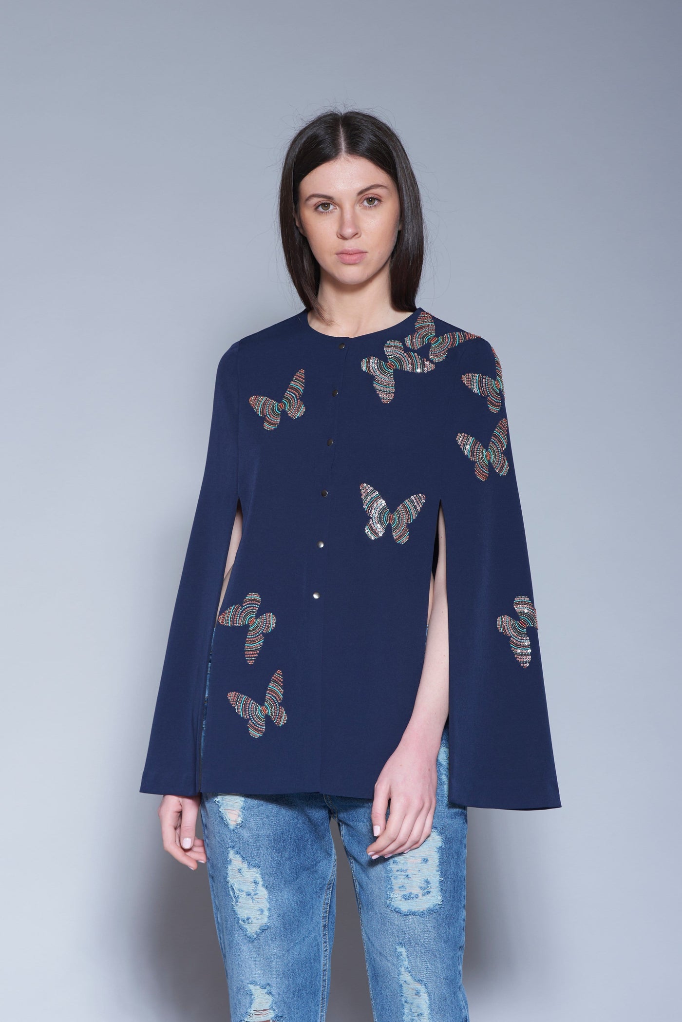 Dotted Butterfly Summer Cape