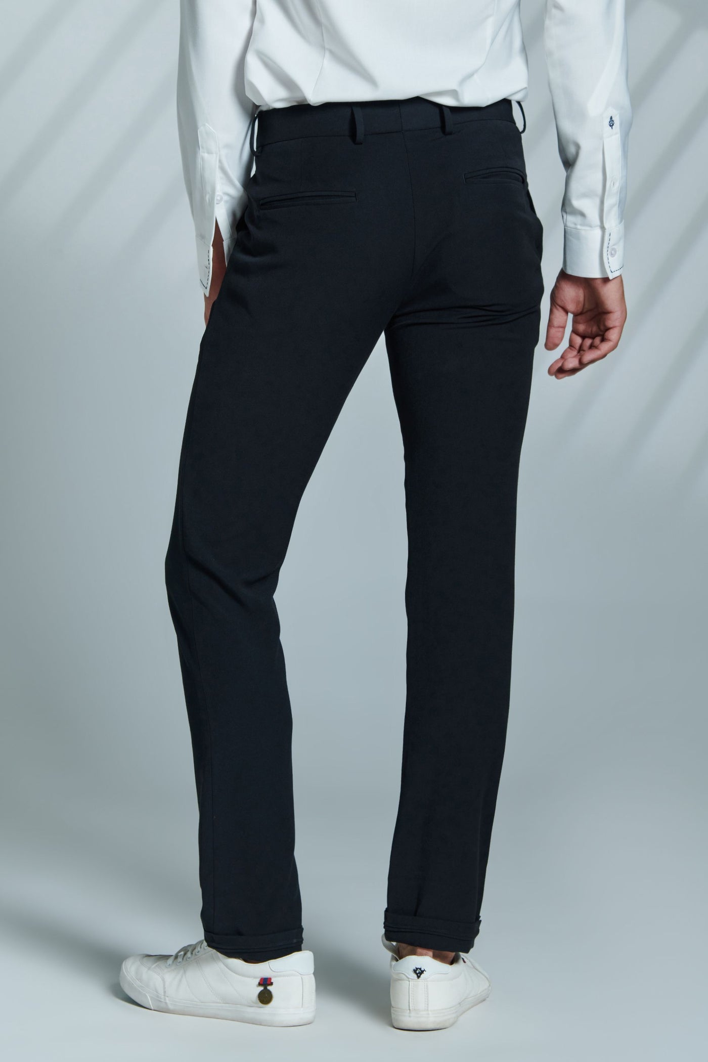 Shantanu and Nikhil Classic Black Trousers with Adamas indian designer wear online shopping melange singapore