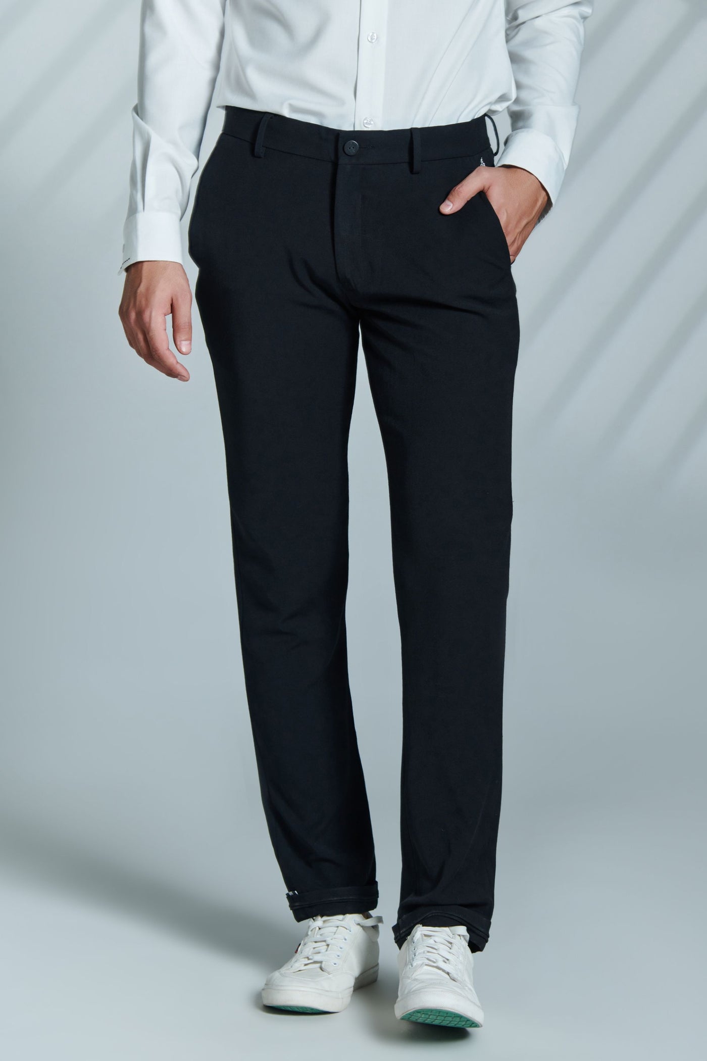 Shantanu and Nikhil Classic Black Trousers with Adamas indian designer wear online shopping melange singapore