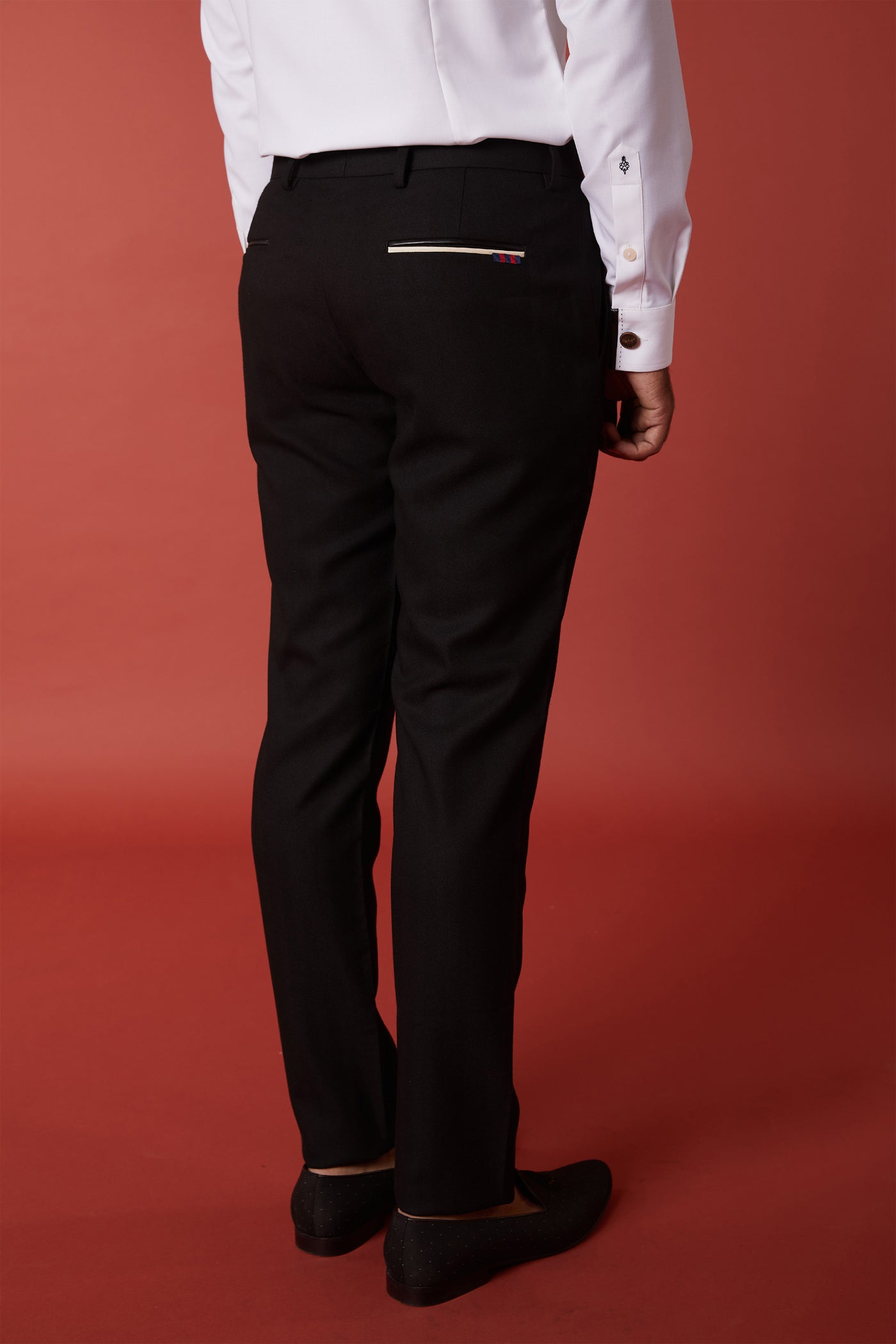 shantanu and nikhil Homme General Black Trousers menswear mens online shopping melange singapore indian designer wear