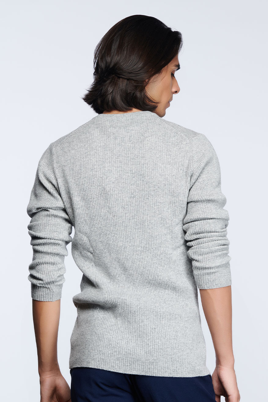 shantanu and nikhil menswear SNCC Grey Jumper sweater online shopping melange singapore indian designer wear