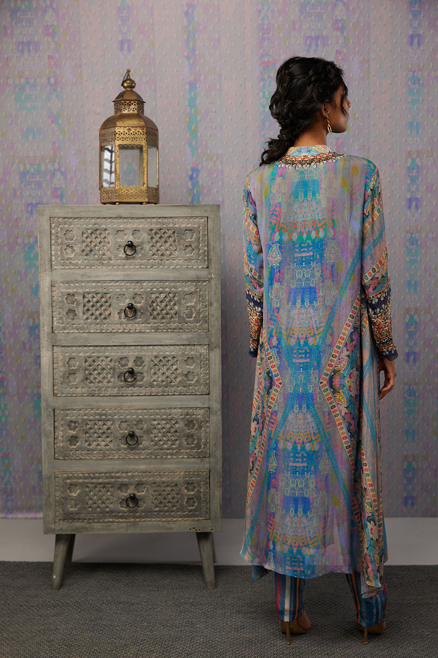 Sougat Paul Ikaya Embroidered Kurta Set western indian designer womenswear fashion online shopping melange singapore