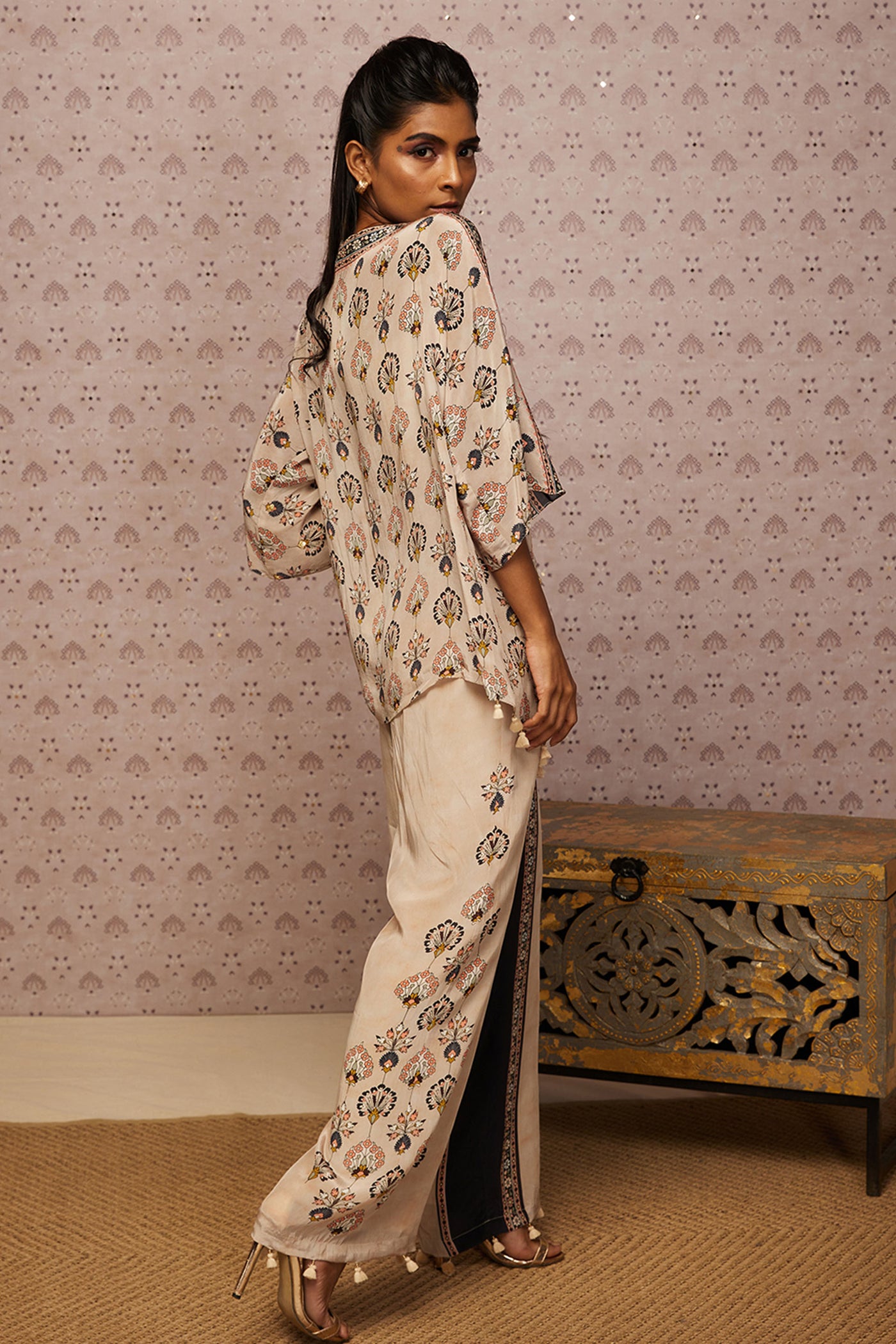Sougat Paul Sarouk embroidered co-ord set western indian designer womenswear fashion online shopping melange singapore