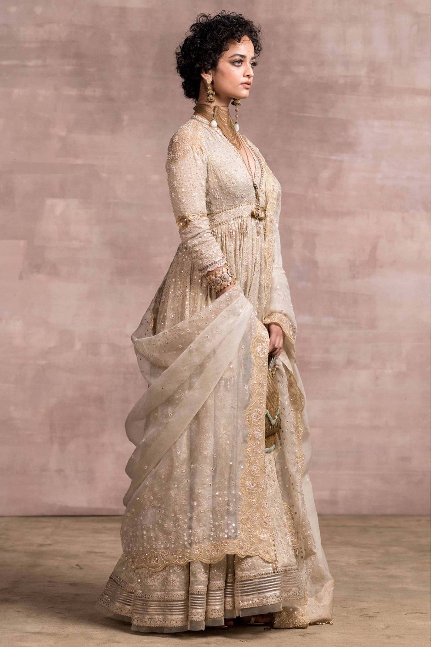 Chikankari anarkali shop suits online shopping