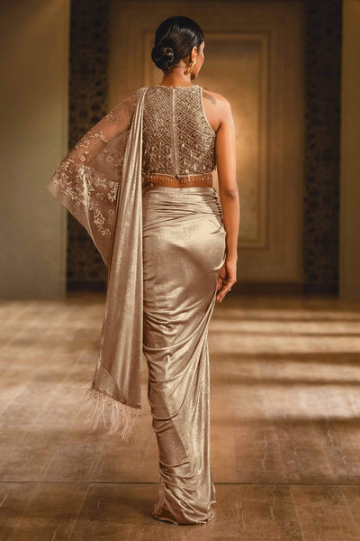 Oyster Pre-Pleated Concept Saree