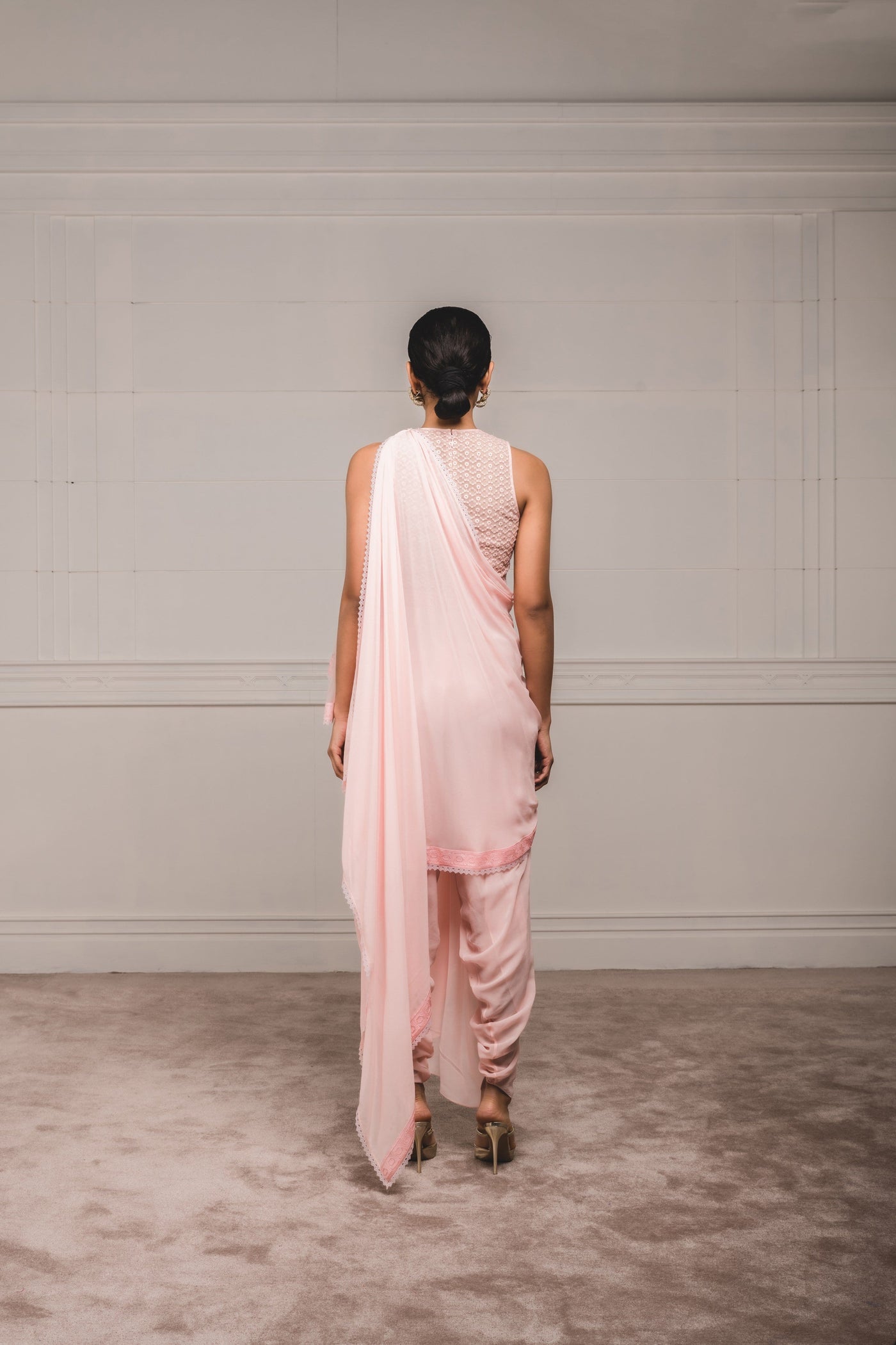 Draped Dhoti Saree