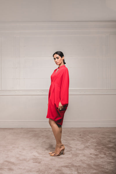 Tarun Tahiliani - Draped-tunic- Melange Singapore - Indian Designer Wear Online Shopping