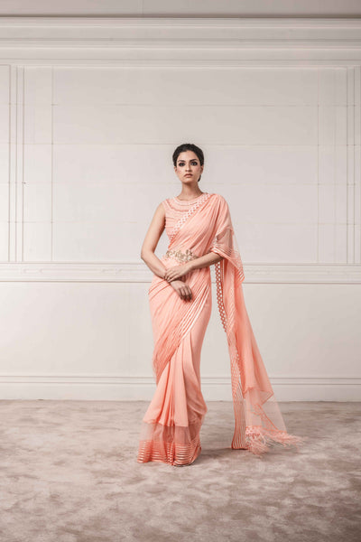 Georgette Saree And Blouse