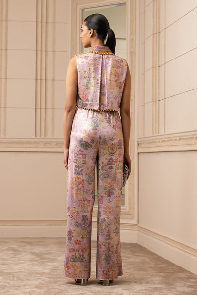 Tarun tahiliani Lilac Gilet fusion indian designer wear online shopping melange singapore