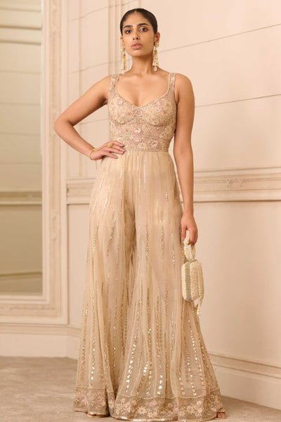 Tarun Tahiliani Jumpsuit Old Rose indian designer wear online shopping melange singapore