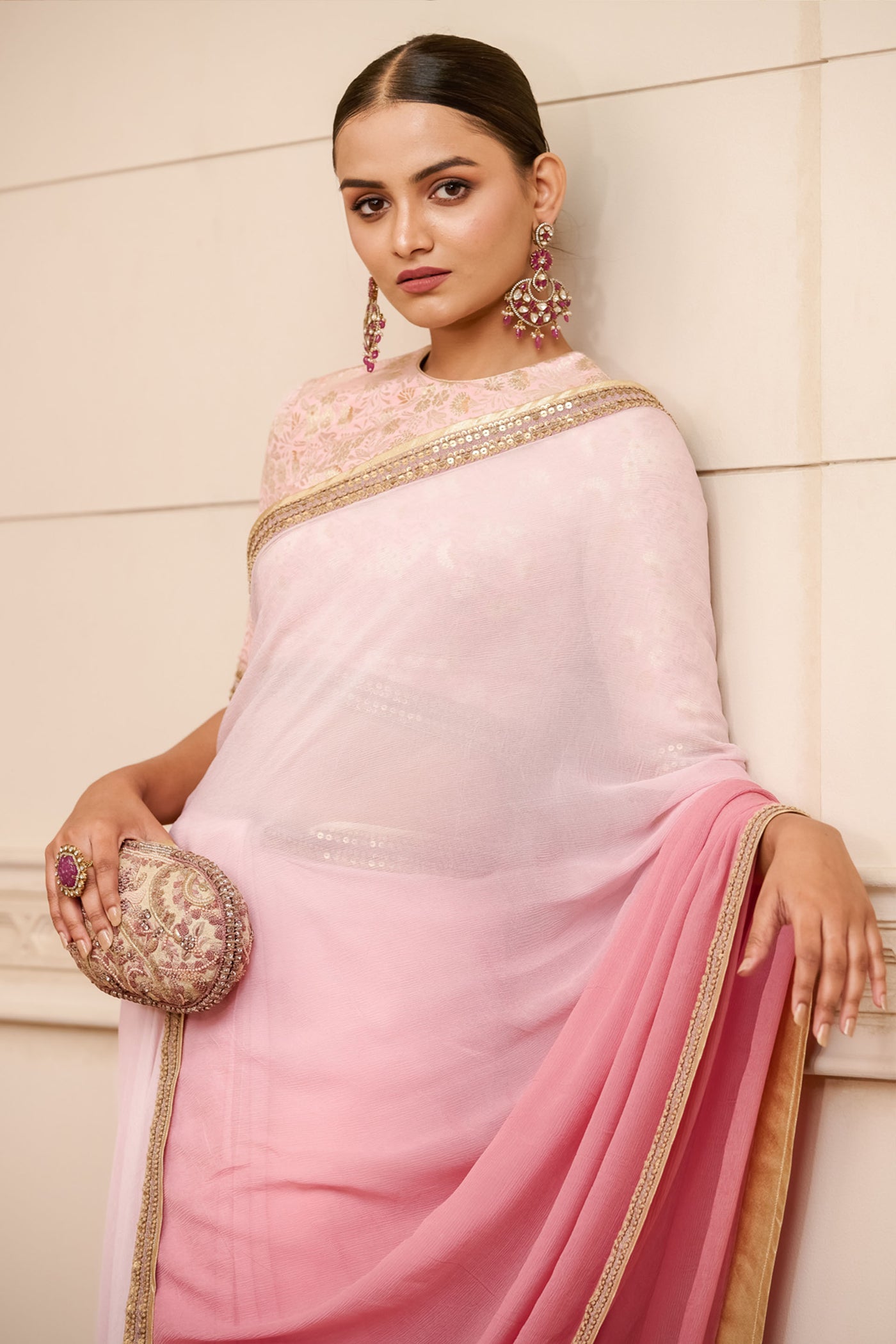 Tarun Tahiliani Saree With Blouse Fabric festive indian designer fashion online shopping melange singapore