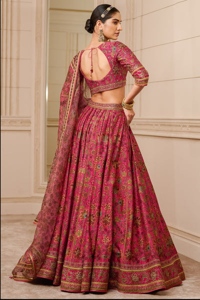 Tarun Tahitian Lehenga With Blouse And Dupatta womenswear designer fashion online shopping melange singapore