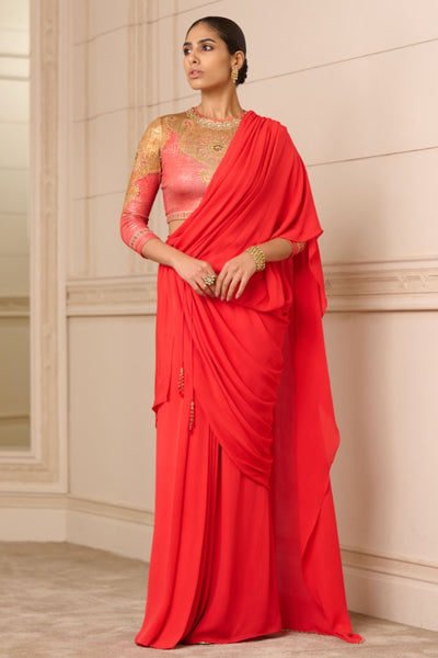 Tarun Tahiliani Concept Saree and Blouse indian designer wear online shopping melange singapore