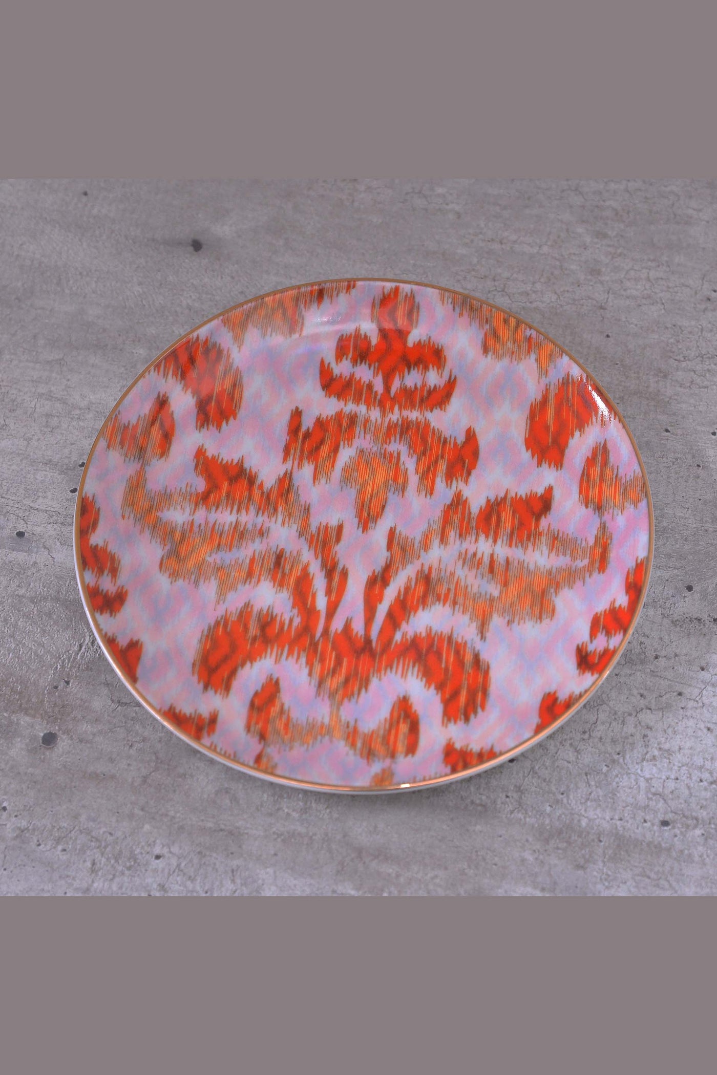 Flower Ikat Tapas Plate