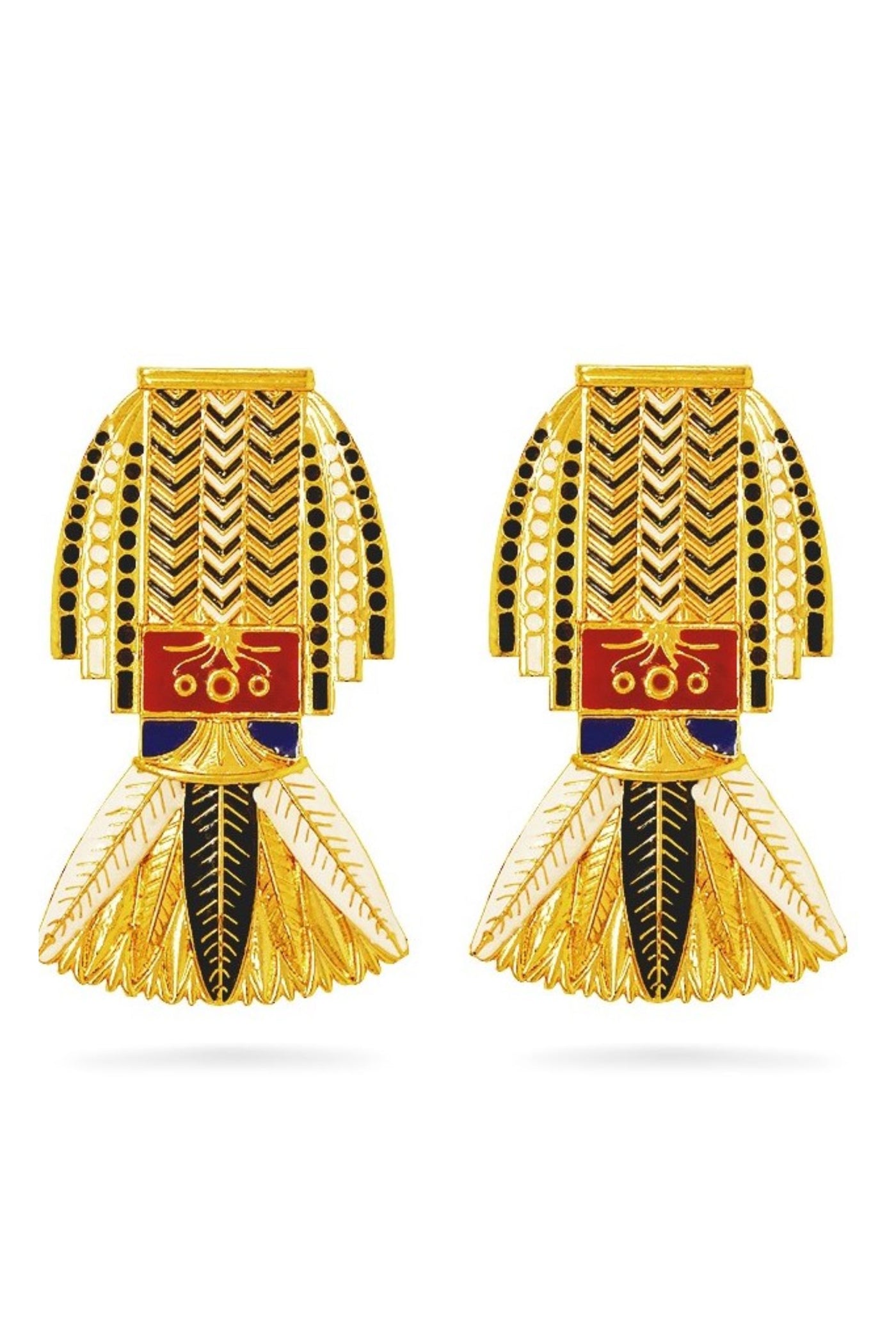 Valliyan allure cleopatra earrings fashion jewellery online shopping melange singapore indian designer wear