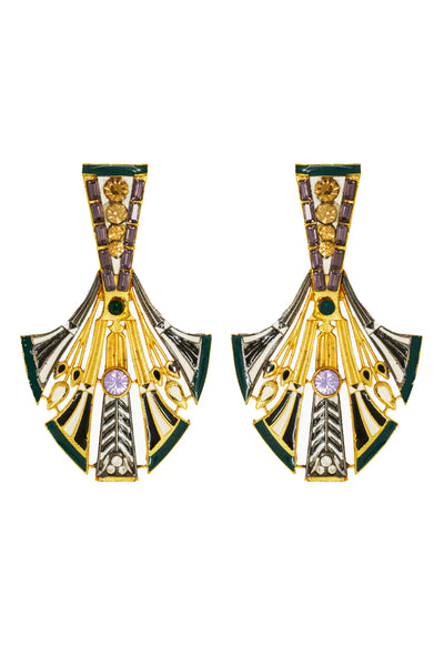 Valliyan allure Egyptian feather fashion jewellery online shopping melange singapore indian designer wear