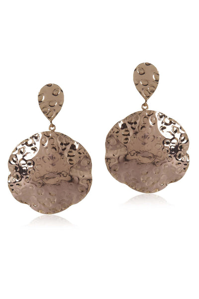 Valliyan beaten sphere earrings fashion jewellery online shopping melange singapore indian designer wear