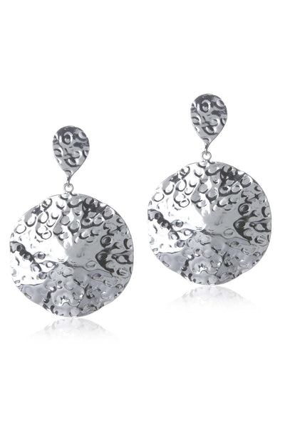 valliyan beaten sphere earring fashion jewellery online shopping melange singapore indian designer wear