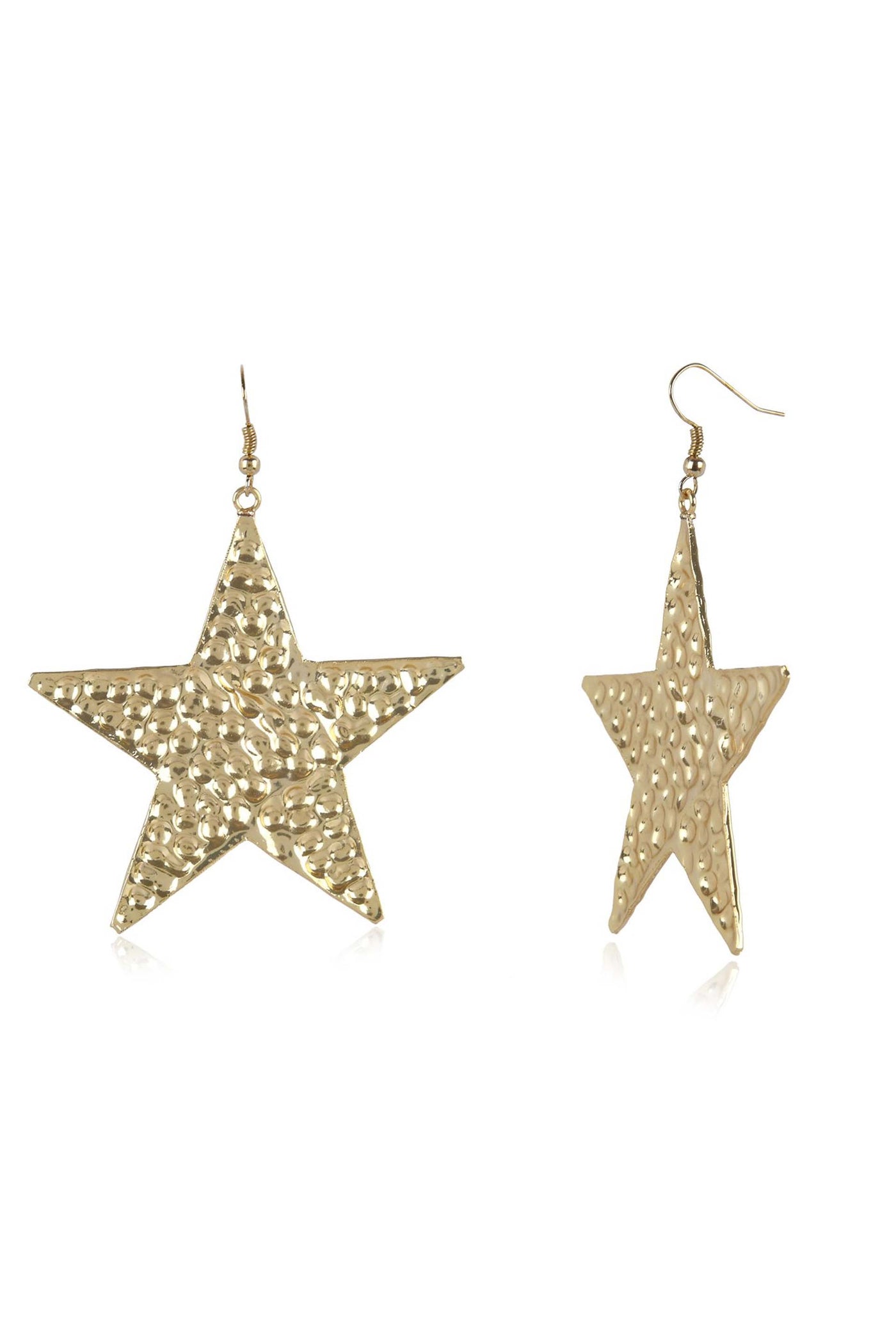 Valliyan beaten star earring fashion jewellery online shopping melange singapore indian designer wear