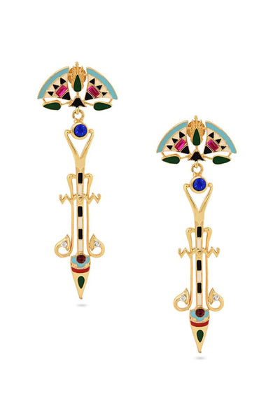 Valliyan allure Cairo earrings fashion jewellery online shopping melange singapore indian designer wear