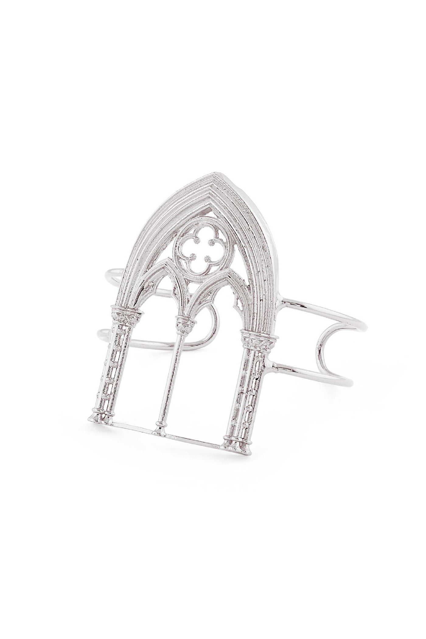 Valliyan cistine chapel handcuff silver fashion jewellery online shopping melange singapore Indian designer wear