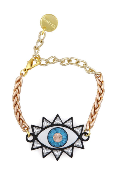 Valliyan evil eye bracelet fashion jewellery online shopping melange singapore indian designer wear