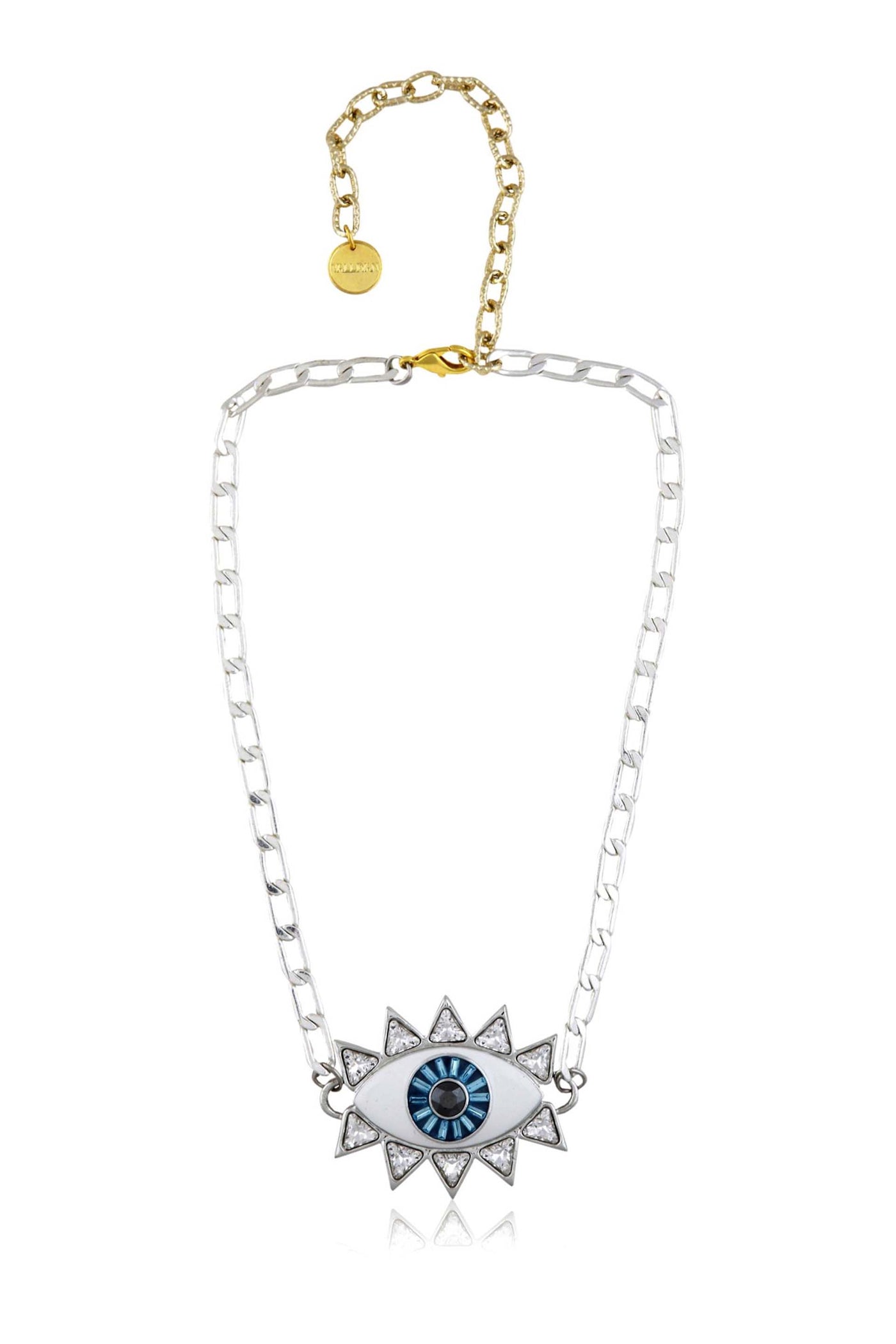 Valliyan evil eye necklace fashion jewellery online shopping melange singapore indian designer  wear