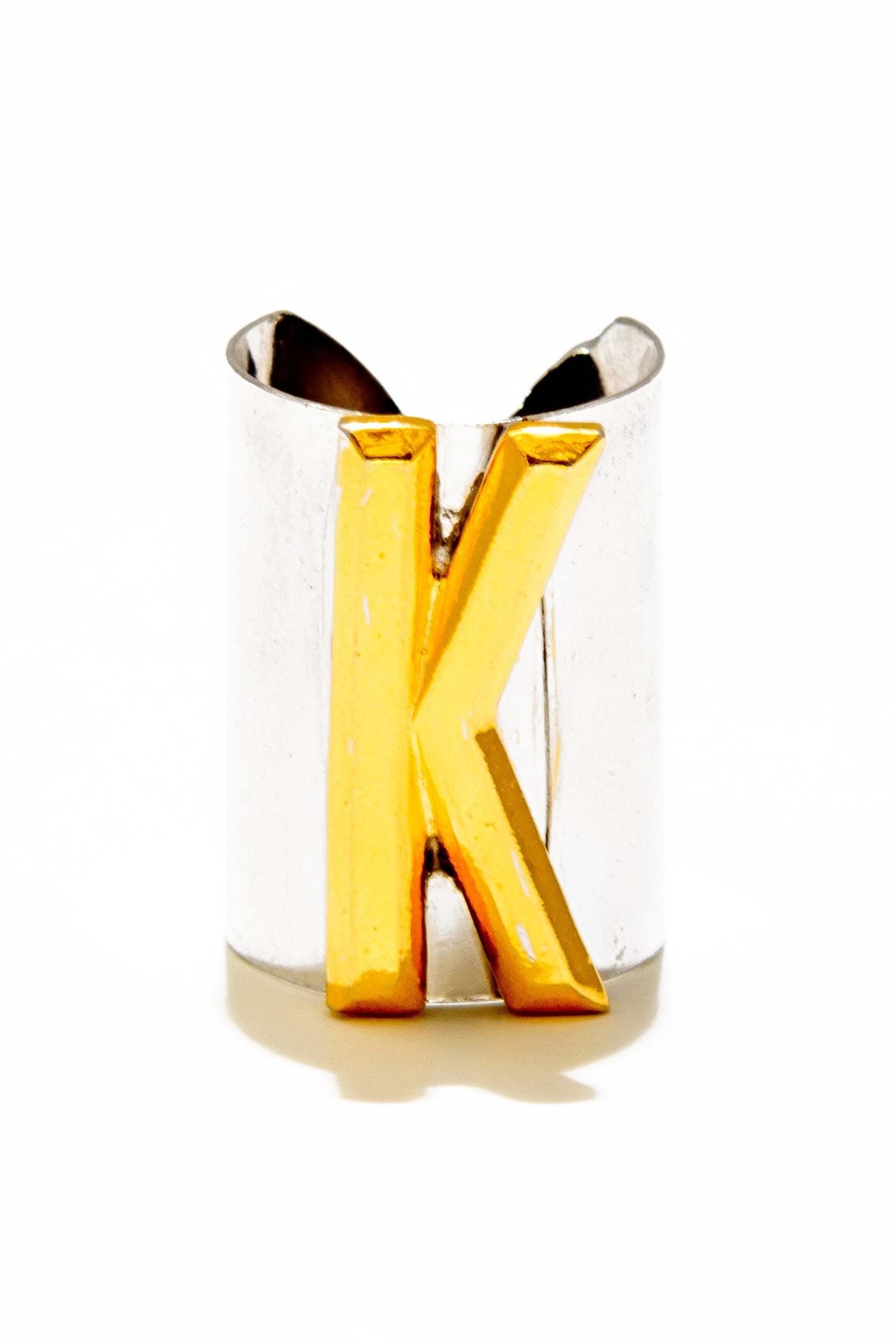 Valliyan K letter Ring fashion jewellery online shopping melange singapore indian designer wear