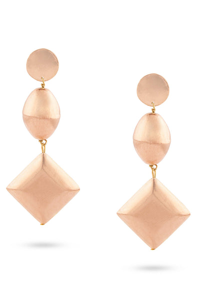 Valliyan mix and match earrings rose gold fashion jewellery online shopping melange singapore indian designer wear