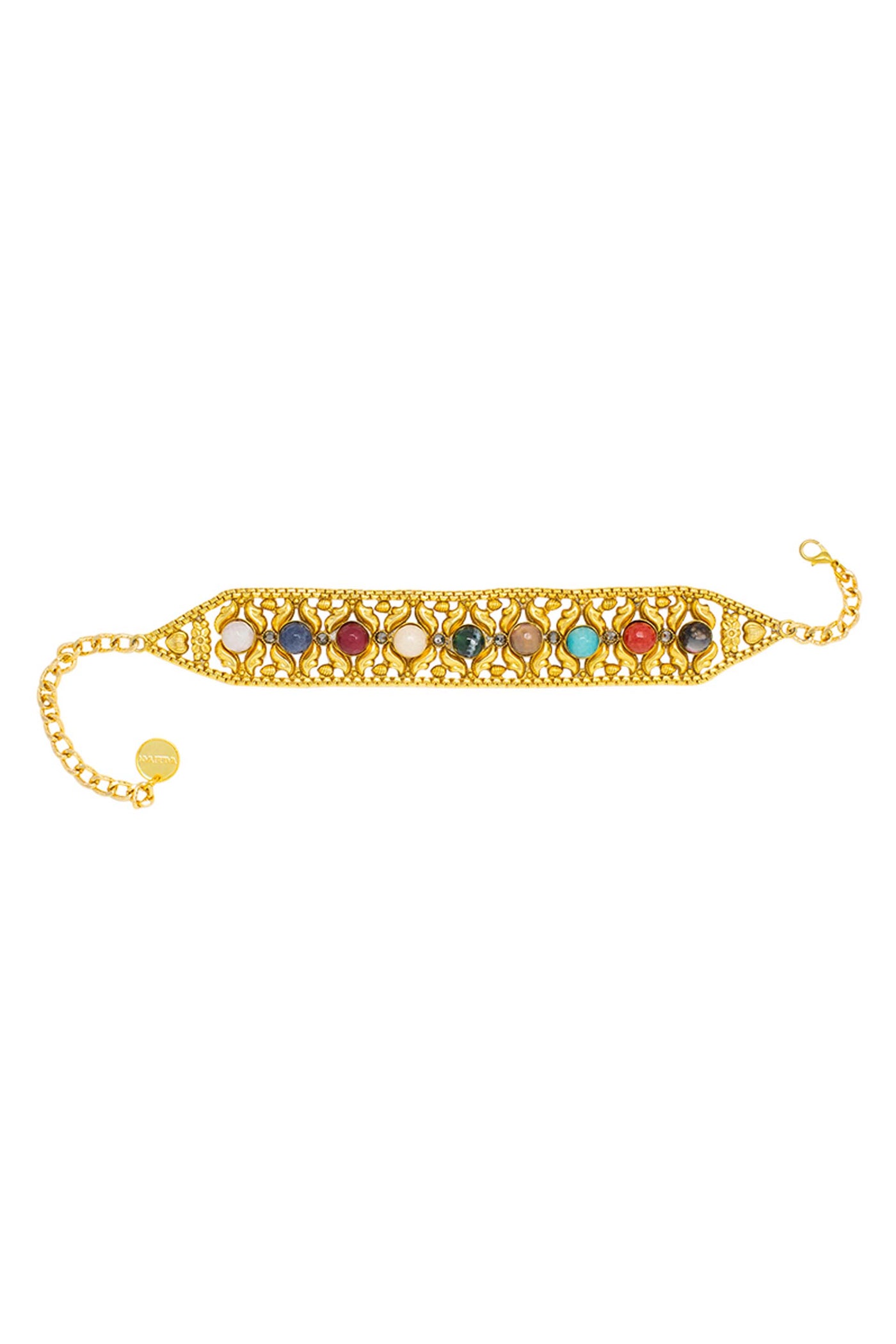 Valliyan multicolour festive choker