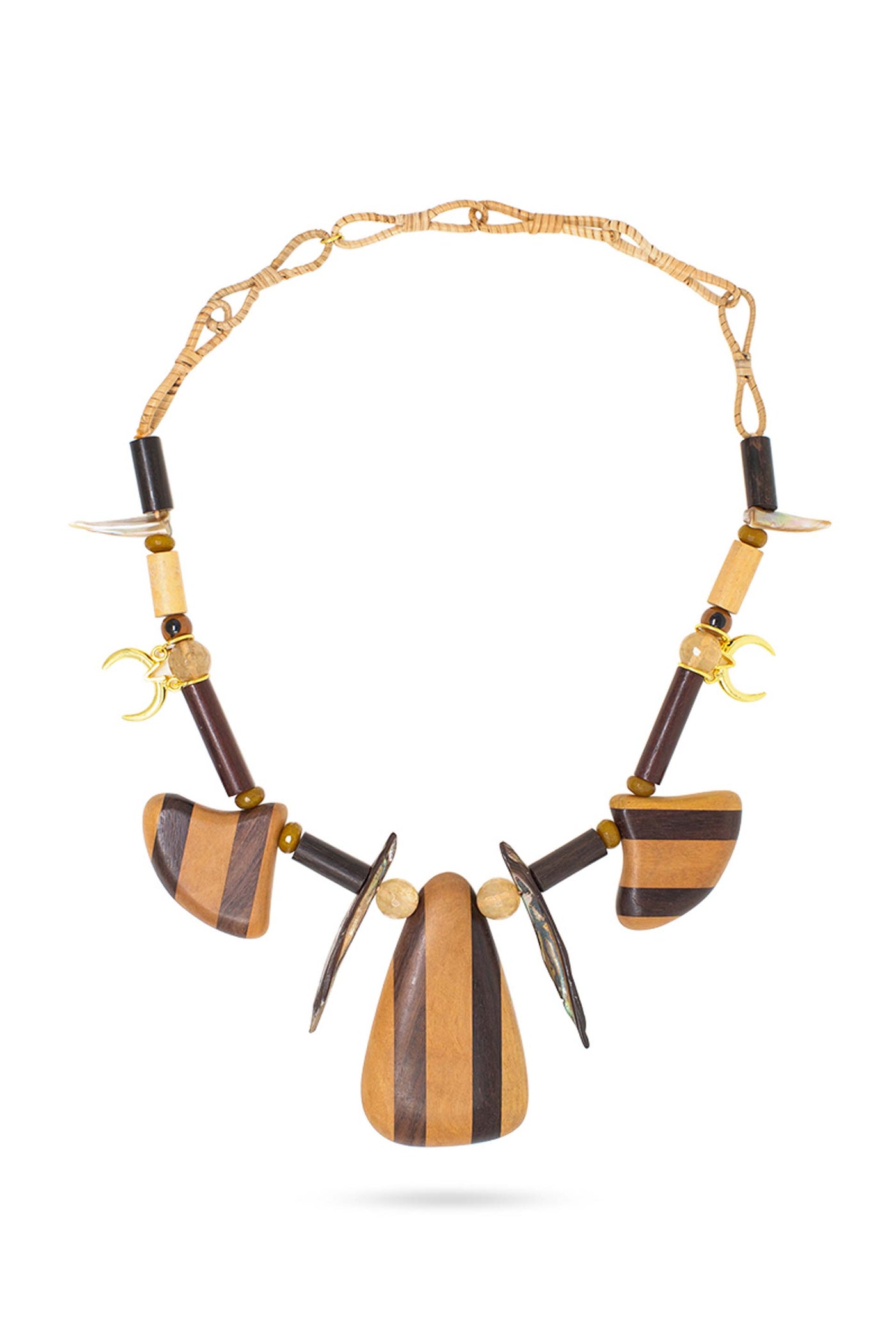 Valliyan organic safari king necklace fashion jewellery online shopping melange singapore indian designer wear