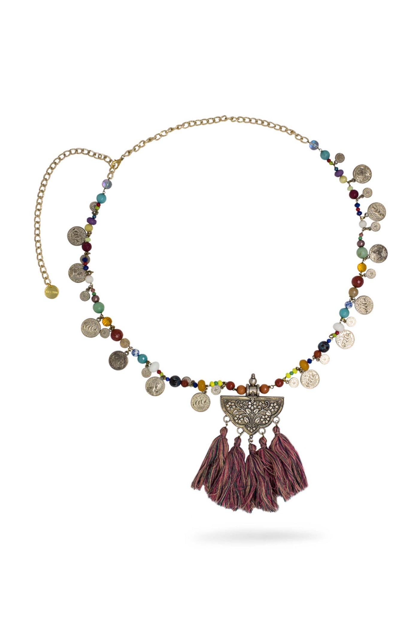 Valiyan silver modern tribal boho bead fashion jewellery online shopping melange singapore indian designer wear