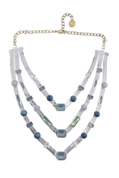 Valliyan three layer candy necklace fashion jewellery online shopping melange singapore indian designer wear