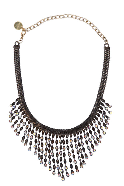 Valliyan twisted candy necklace fashion jewellery online shopping melange singapore indian designer wear