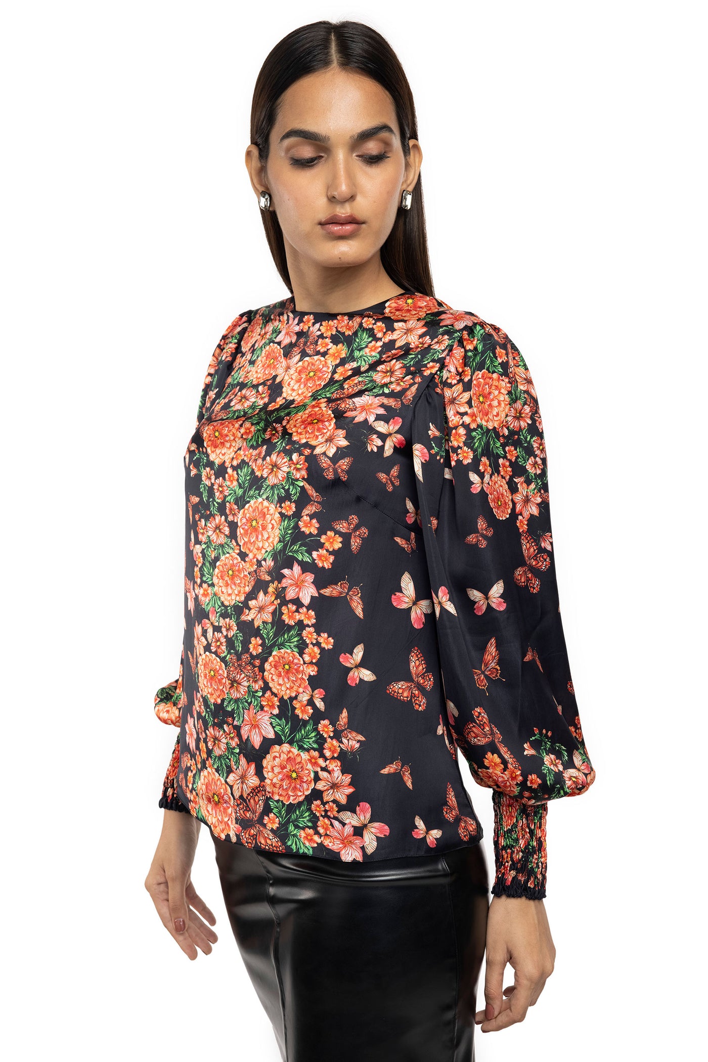 World Of Gaya Anya top multicolor womenswear designer fashion online shopping melange singapore