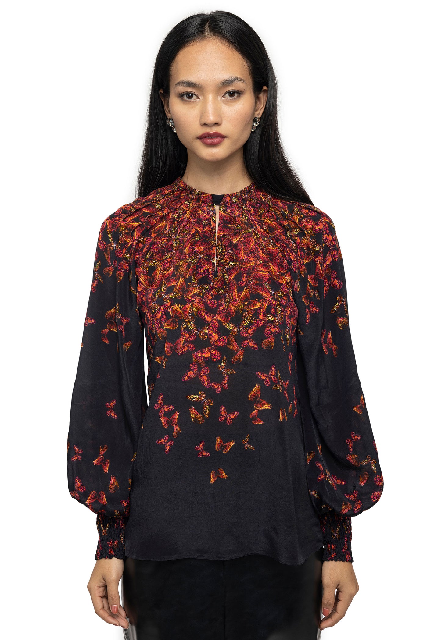 World Of Gaya Argus top multicolor womenswear designer fashion online shopping melange singapore