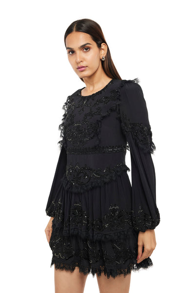 World of Gaya MELINA DRESS black western womenswear designer fashion online shopping melange singapore