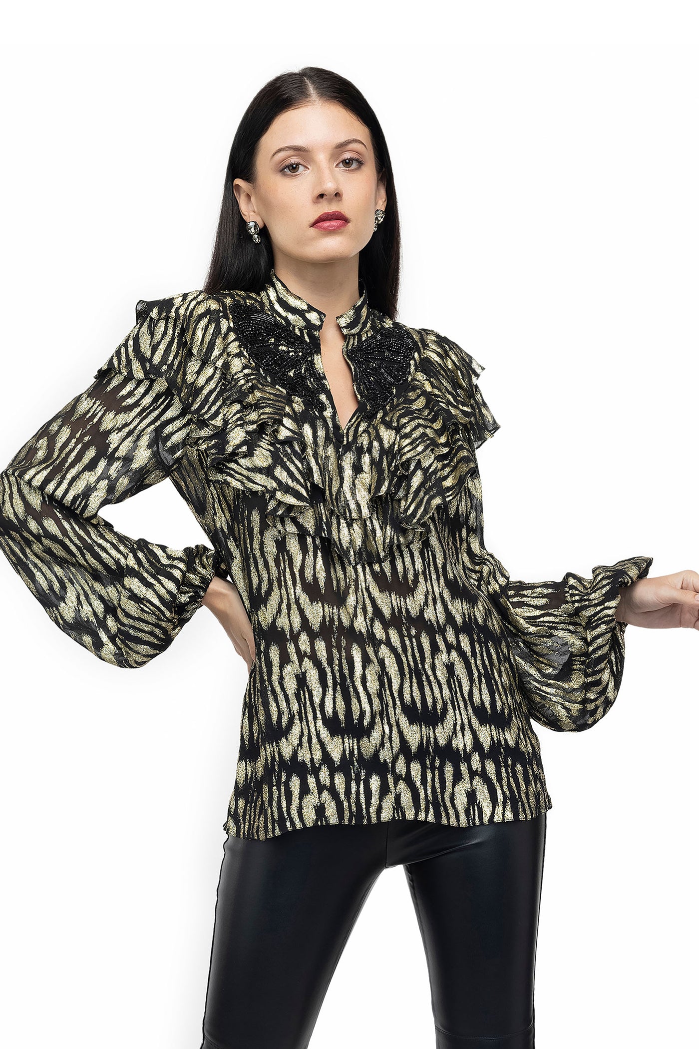 World of Gaya Naomi Top black western womenswear designer fashion online shopping melange singapore